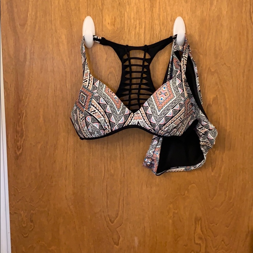 Tribal print bikini set, great for active girls! L